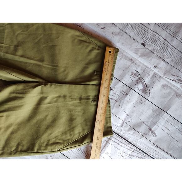 VINTAGE Boy Scouts Of America Official Uniform Green Shorts Bermuda Read - Picture 3 of 10